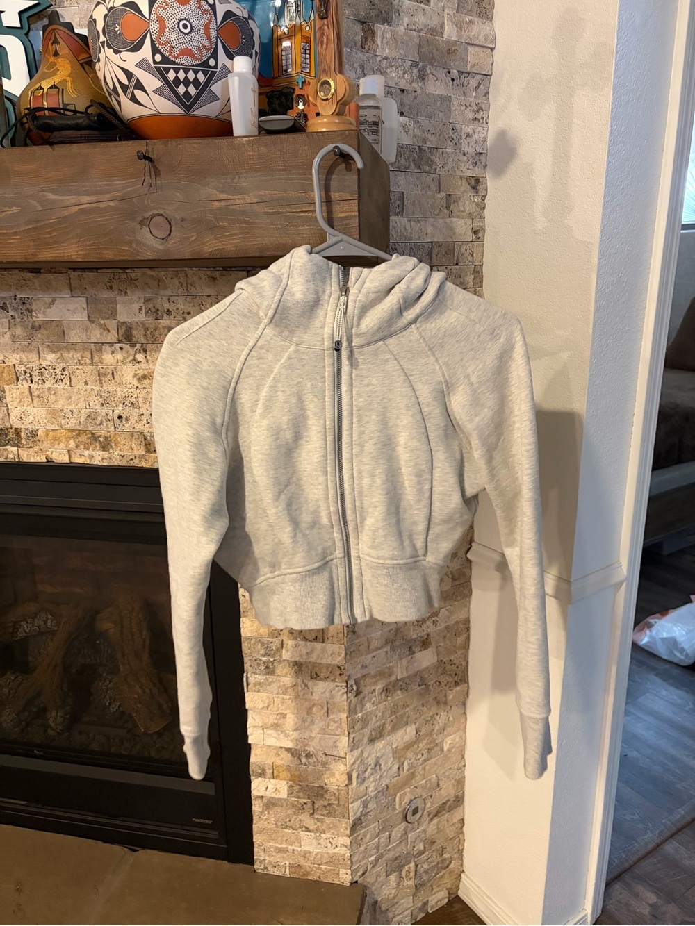 lululemon athletica Light Gray Full‑Zip Hoodie